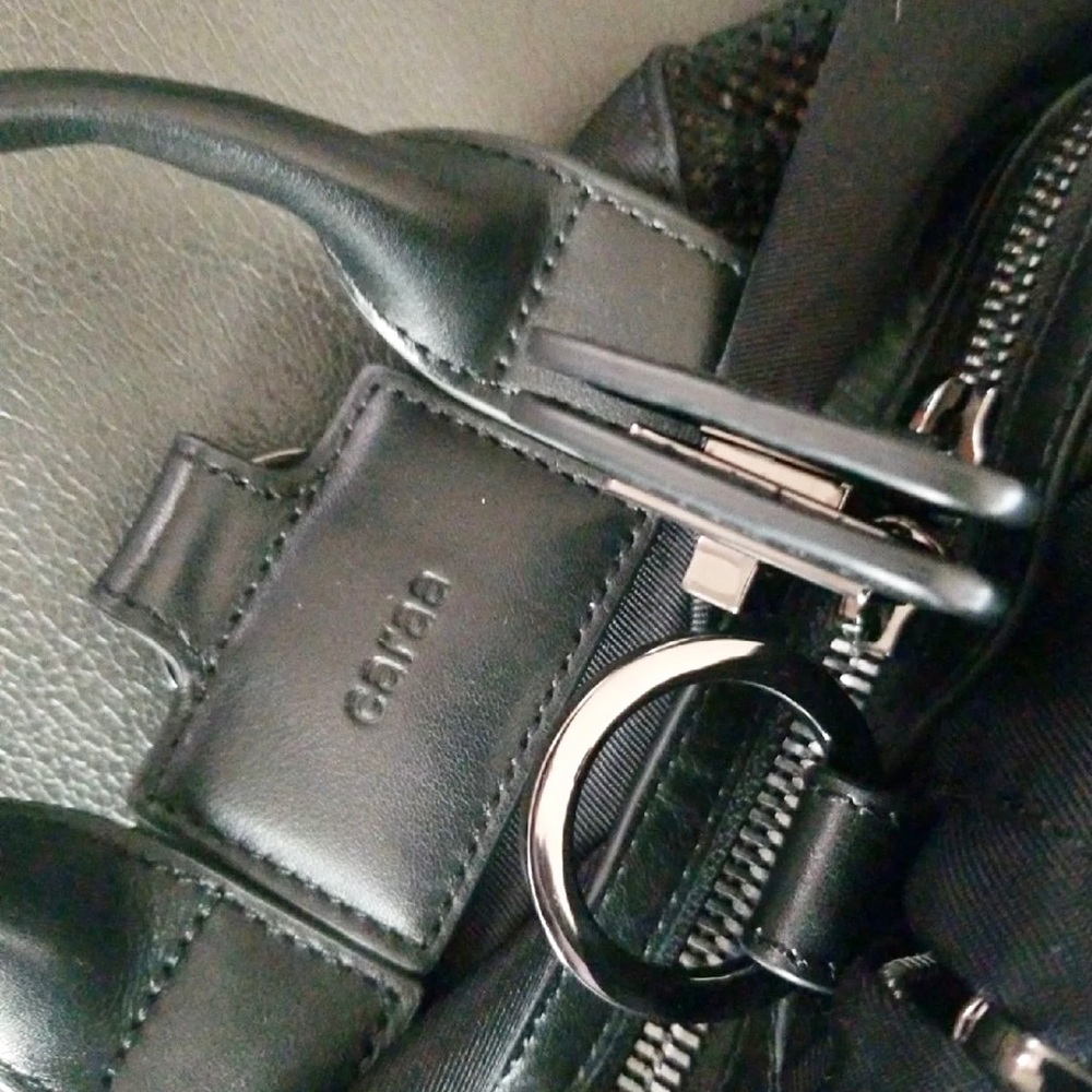 caraa convertible backpack medium with studs.  euc! - Picture 2 of 3